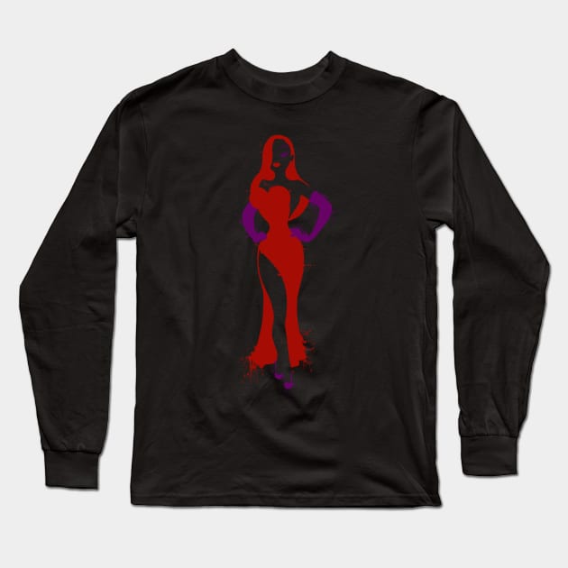 Miss Jessica Rabbits Long Sleeve T-Shirt by Wimido